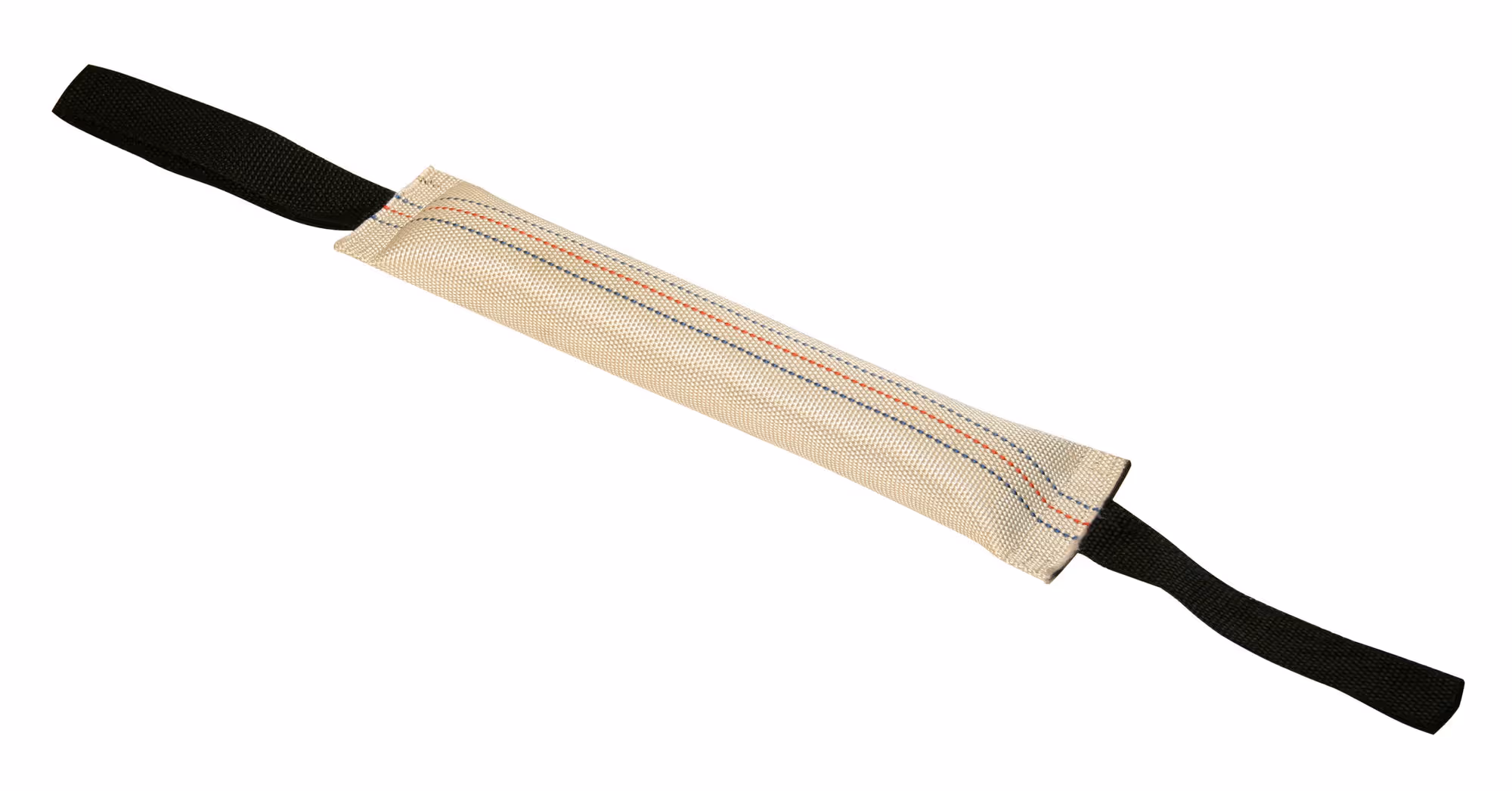 Boudin de mordant pour chien beige/noir, flottant, 31cm