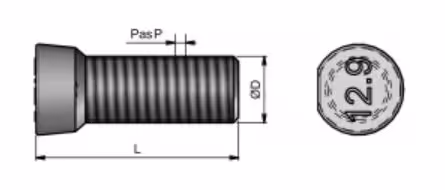 BOUL. TC 1 Méplat 14*40