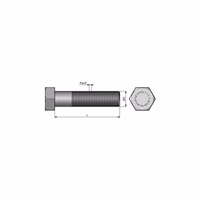 BOUL. TH M12*90/30 Classe 10.9 + Ecrous Oblongs Din 980V