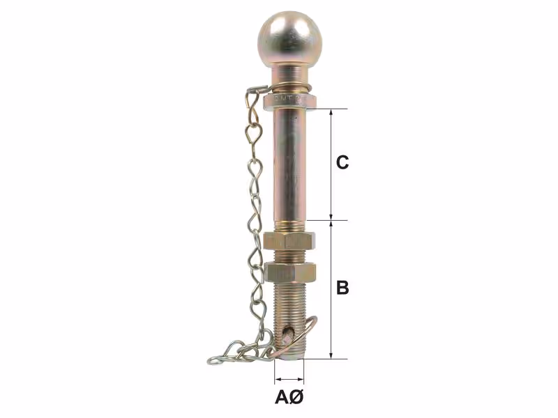 Boule attelage, 2000Kg (Long)