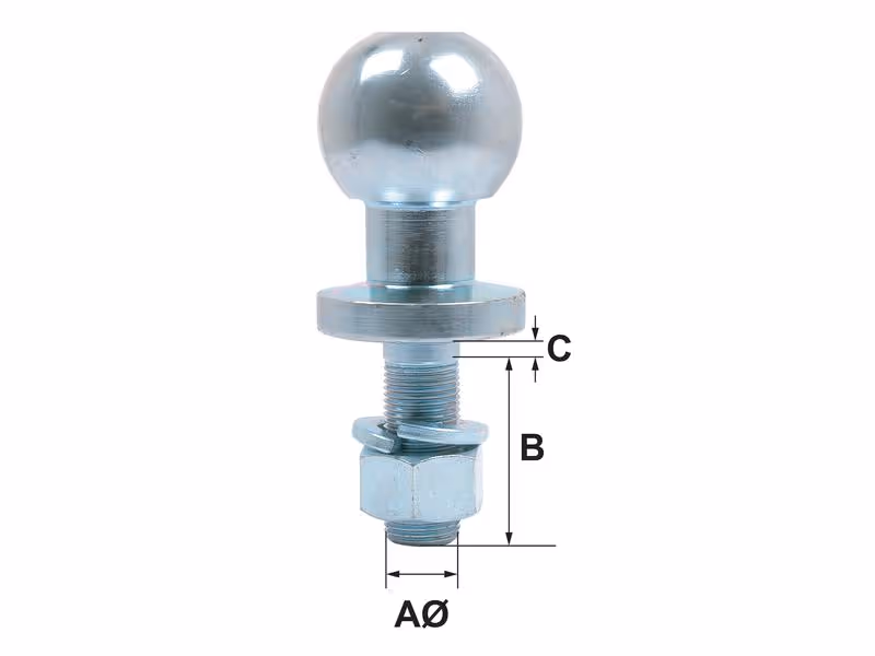 Boule attelage, 350Kg (court (ATV))
