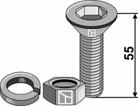 Boulon à 6 pans creux M12x1,75
