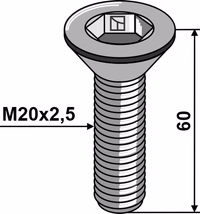 Boulon à six pan creux