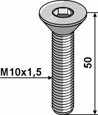 Boulon à six pan creux