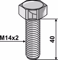 Boulon à tête hexagonal - M14