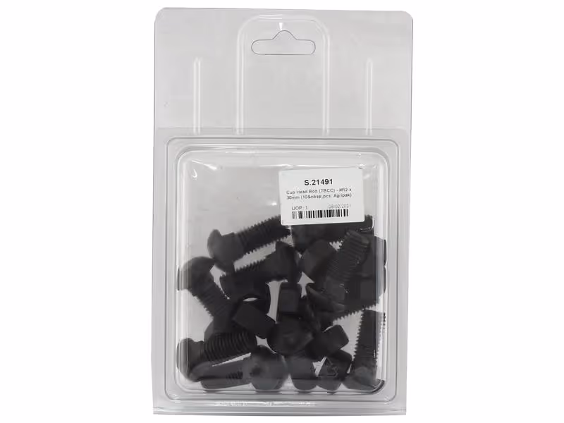 Boulon à tête hexagonale -M12x30mm (10 pièces Agripak)