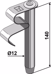 Boulon d'assemblage à ressort