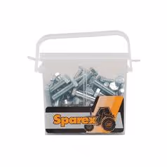 Boulon en pouces, Taille: 1/4 - 3/8'' x UNF (DIN or Standard No. DIN 931, DIN 934) Résistance à la traction: 8.8.
