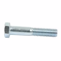 Boulon en pouces, Taille: 3/8'' x 2'' UNC (DIN or Standard No. DIN 931) Résistance à la traction: 8.8. - Vendu par 10 - adaptable sur tracteurs Massey Ferguson, Landini - ref 338480X1