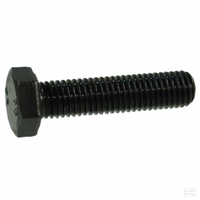 Boulon hexagonal entièrement fileté M18x40 10.9 noir