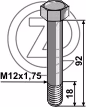 Boulon M12x1,75 - 12.9
