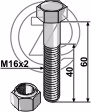 Boulon M16 x 60