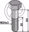 Boulon M24x3