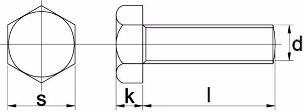 Boulon M6x40 8.8 zingué