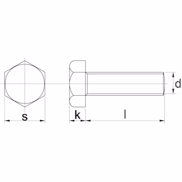 Boulon M8x40 Inox