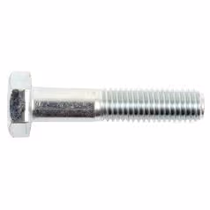 Boulon métrique M10x50 8.8 Zinguée DIN 931 - Vendu par 50 - adaptable sur tracteurs Zetor - ref 998681