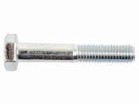 Boulon métrique M10x60 8.8 Zinguée DIN 931 - Vendu par 50