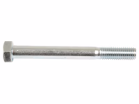 Boulon métrique M12x110 8.8 Zinguée DIN 931 - Vendu par 50