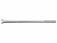 Boulon métrique M12x220 8.8 Zinguée DIN 931 - Vendu par 5