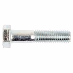 Boulon métrique M12x55 8.8 Zinguée DIN 931 - Vendu par 50