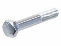 Boulon métrique M12x60Zinguée, Standard, 5 µm, Zn5/An/T0 DIN 931 - Vendu par 100
