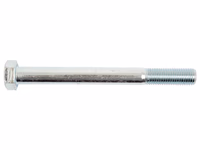 Boulon métrique M16x180 8.8 Zinguée DIN 931 - Vendu par 5
