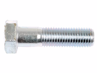 Boulon métrique M16x60 8.8 Zinguée DIN 931 - Vendu par 10