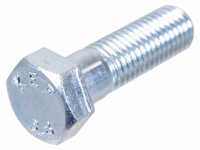 Boulon métrique M18x60Zinguée, Standard, 5 µm, Zn5/An/T0 DIN 931 - Vendu par 25