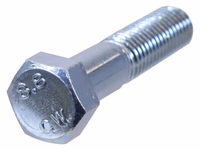 Boulon métrique M18x80Zinguée, Standard, 5 µm, Zn5/An/T0 DIN 931 - Vendu par 25