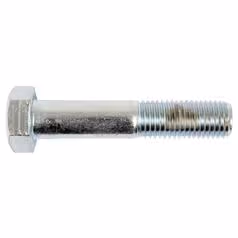 Boulon métrique M20x100 8.8 Zinguée DIN 931 - Vendu par 10