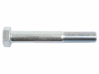 Boulon métrique M20x140 8.8 Zinguée DIN 931 - Vendu par 5