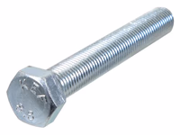 Boulon métrique M20x140Zinguée, Standard, 5 µm, Zn5/An/T0 DIN 931 - Vendu par 25