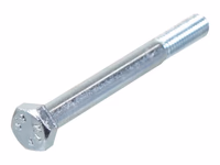 Boulon métrique M8x80Zinguée, Standard, 5 µm, Zn5/An/T0 DIN 931 - Vendu par 200
