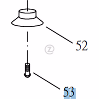 Boulon pied en caoutchouc