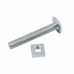 Boulon poëlier, Taille: M6x12mm - Vendu par 100