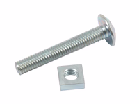 Boulon poëlier, Taille: M6x50mm - Vendu par 100