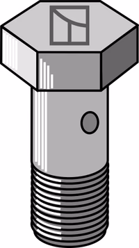 Boulon pour conduite de raccordement