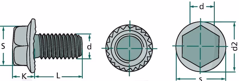Boulon rainuré m10x30