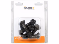 Boulon rect. (TRCC) M12 x 1.50 x 60 12.9 brut + moer 6 pièces Agripak