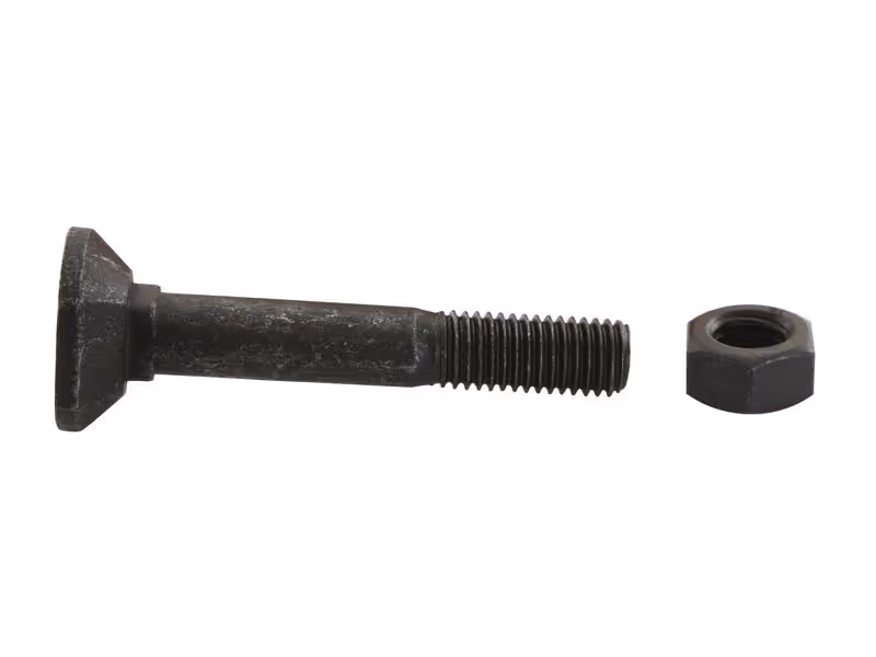 Boulon rect. (TRCC) M12 x 1.50 x 90 12.9 Zinguée + moer 25 pièces Boîte - Vendu par 25