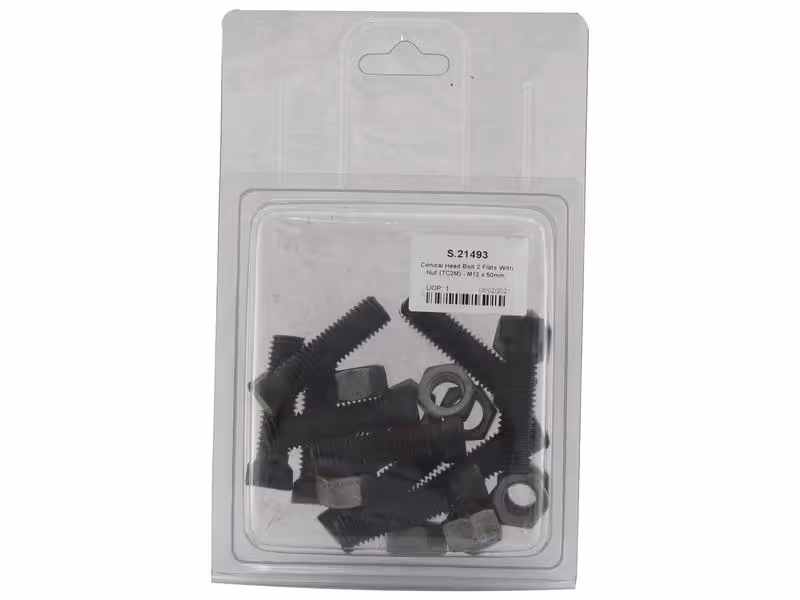 Boulon (TC2M) - M12x50mm, Résistance à la traction 12.9 (10 pièces Agripak)