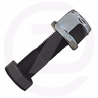 Boulon th avec ecrou nylstop a embase  - 12.9  ø 14 x 1.5 x 50 noir (25 pcs )