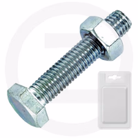 Boulon th zn 8.8 - din 933 m80 - 10x30 mm (10 pcs)