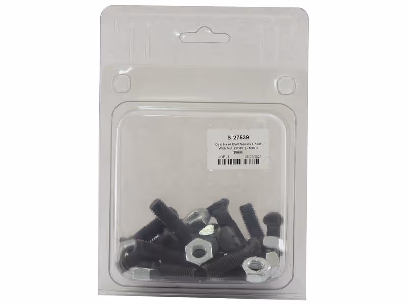 Boulon (TOCC) - M10 x 38mm, Résistance à la traction 8.8 (15 pièces Agripak)