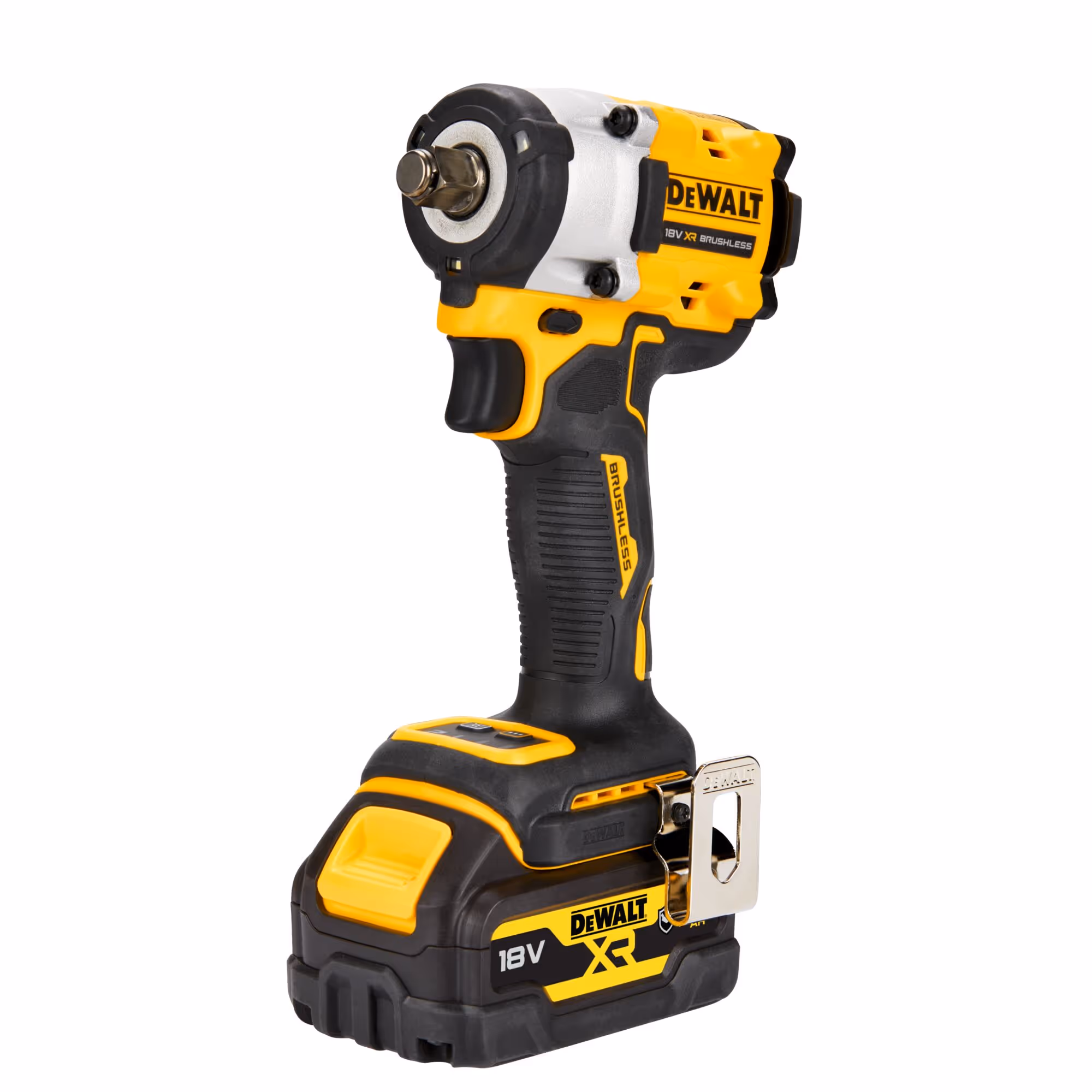 Boulonneuse à chocs 1/2'' Compacte XR 18V 5Ah Li-Ion Brushless 406 Nm - jonc de sécurité - Pack "GFN"