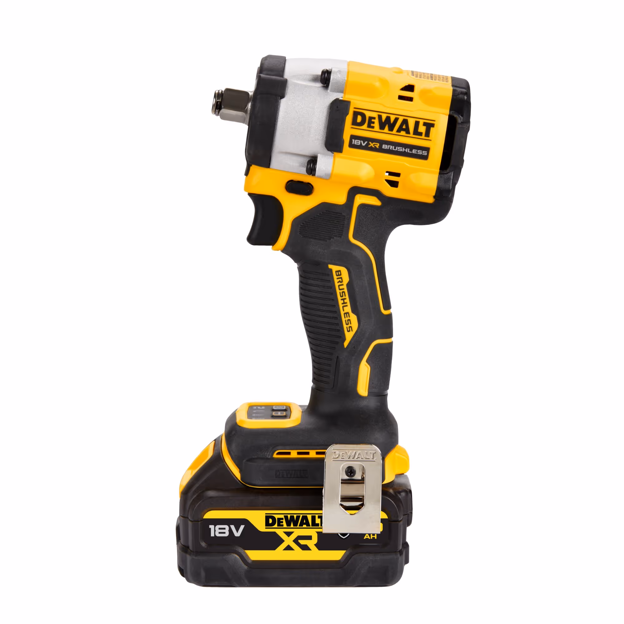 Boulonneuse à chocs 1/2'' Compacte XR 18V 5Ah Li-Ion Brushless 406 Nm - jonc de sécurité - Pack "GFN"