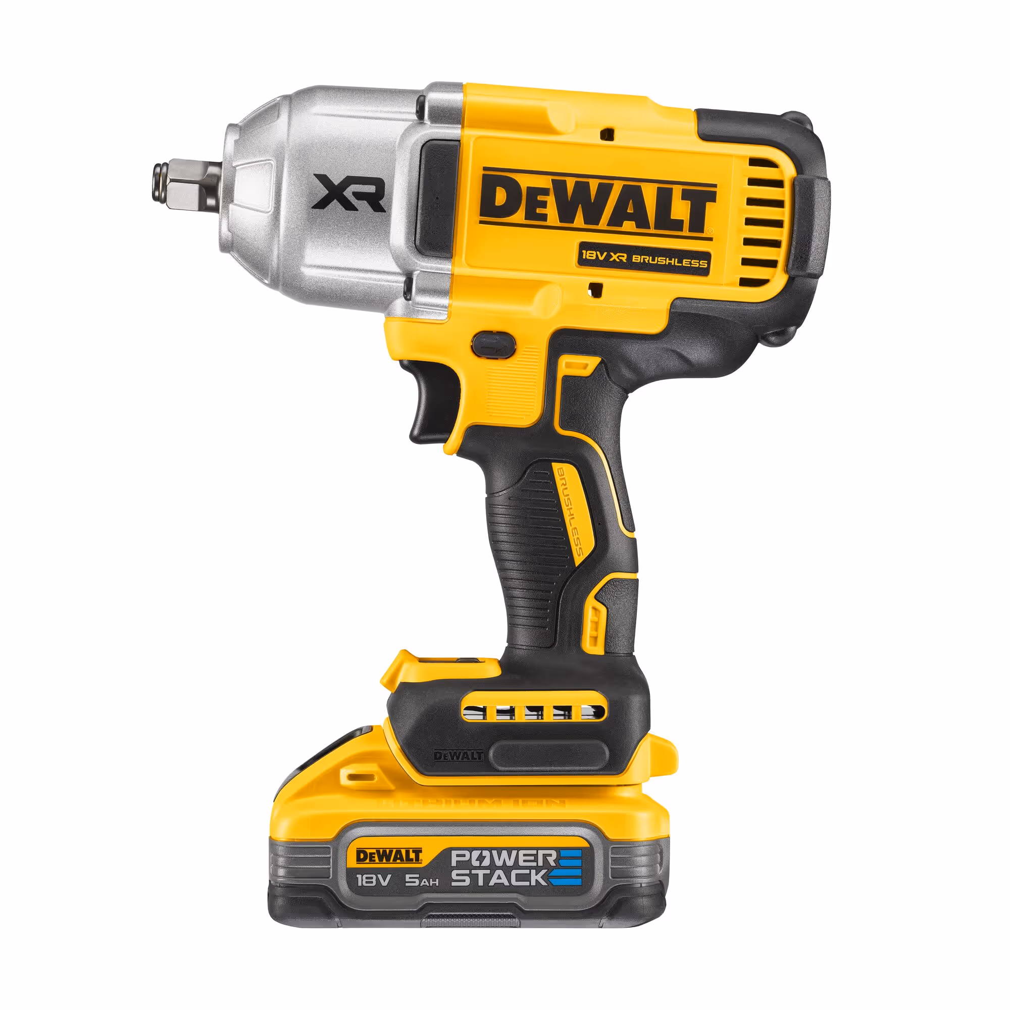 Boulonneuse ½ XR 18V 5Ah Li-Ion Brushless 1396 Nm Jonc de sécurité - POWERSTACK