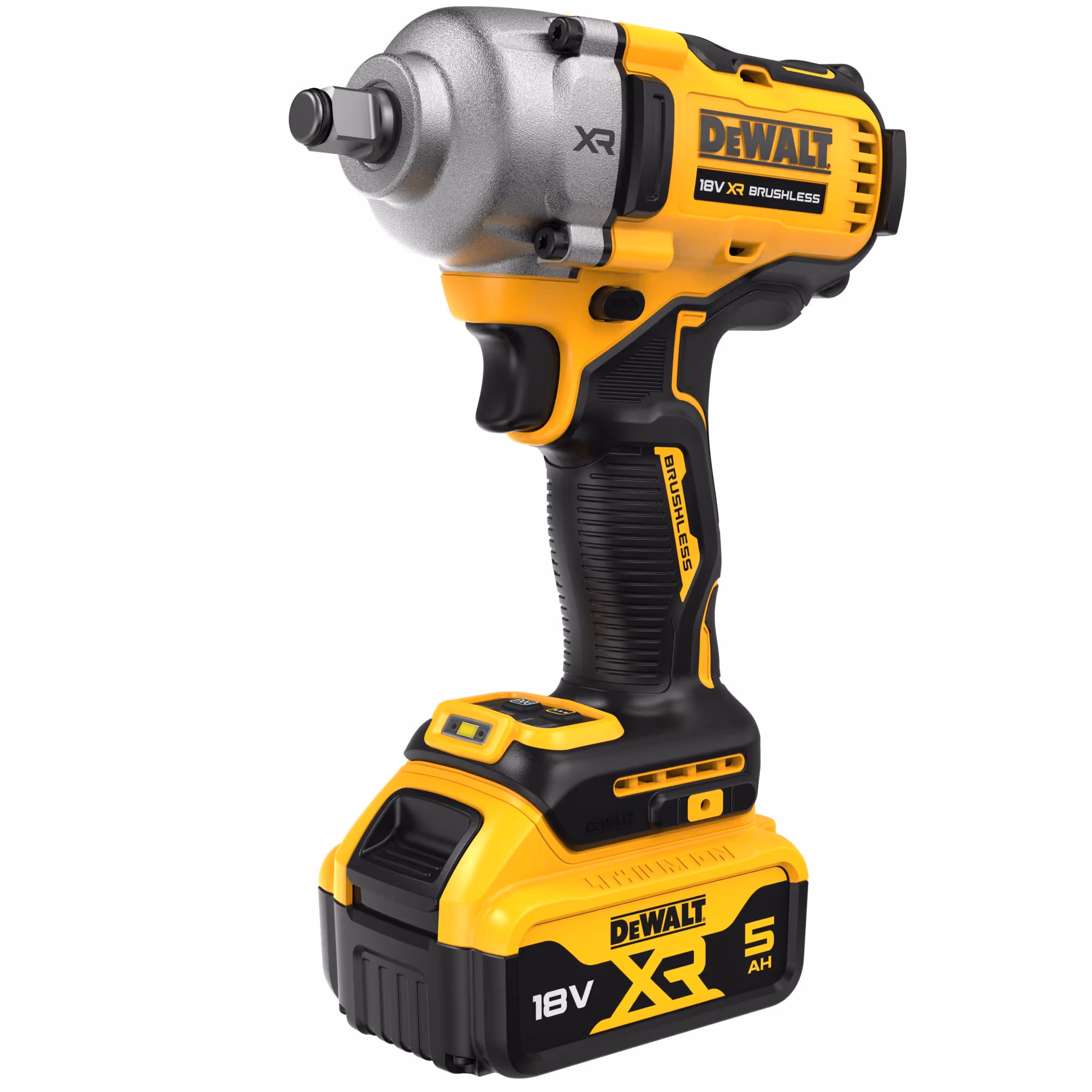 Boulonneuse à chocs 1/2'' XR 18V 5Ah Li-Ion Brushless 812 Nm - jonc de sécurité
