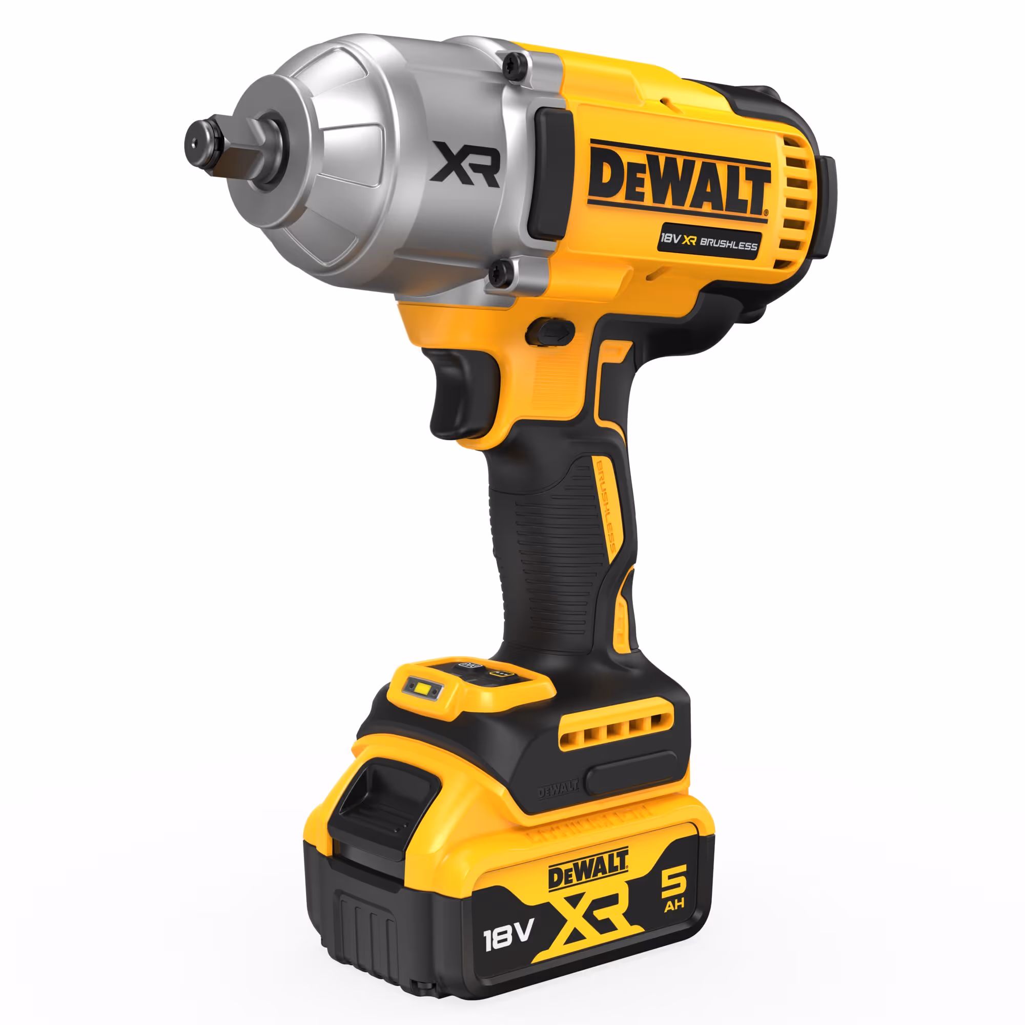 Boulonneuse ½” XR 18V 5Ah Li-Ion Brushless 1396 Nm avec baterrie et chargeur