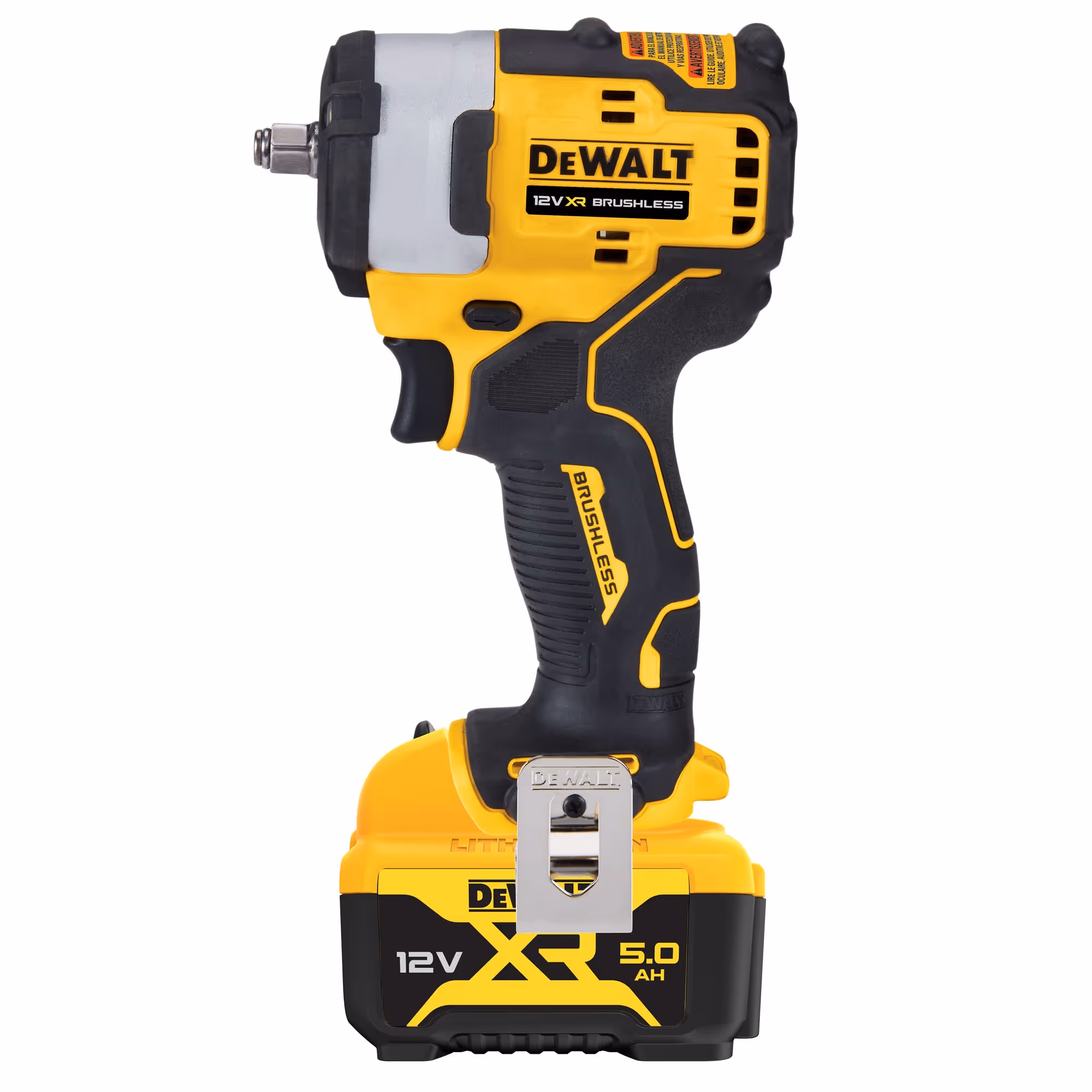 Boulonneuse 3/8" XR 12V 5Ah Li-Ion Brushless - Performances Exceptionnelles avec 339 Nm de Couple - Pack Complet avec Batteries, Chargeur et Coffret TSTAK